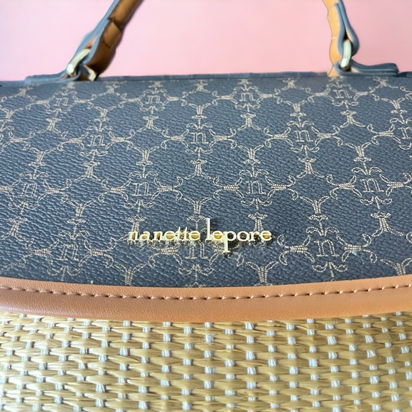 Nanette Lepore Woven Straw Bag - Picture 5 of 9